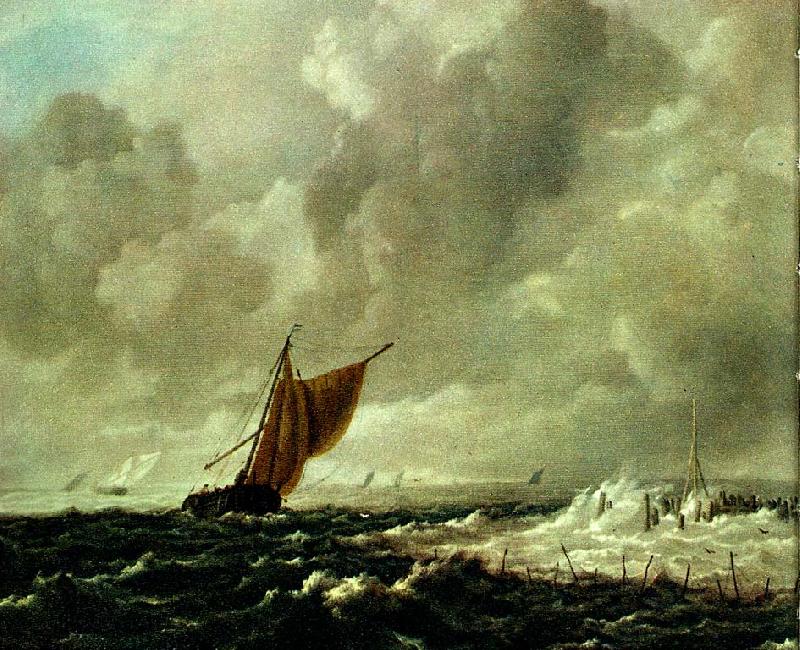 Jacob van Ruisdael sjostycke oil painting image